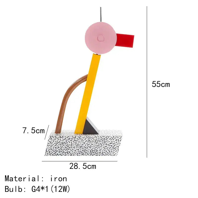 Abstract Duck LED Lamp