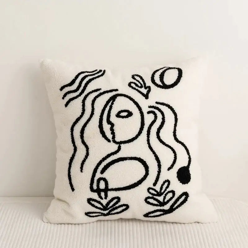 Earthy Abstract Pillow Cover