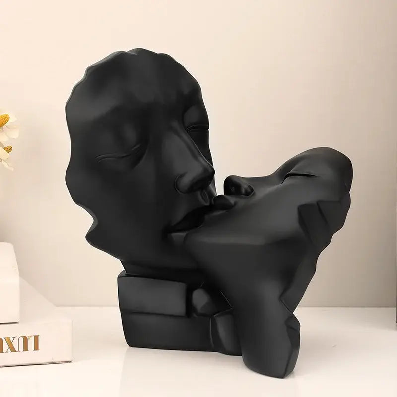 Gold Couple Abstract Sculpture