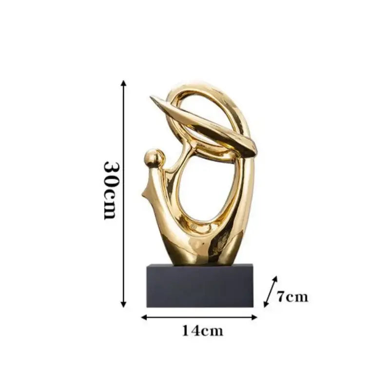 Gold Silver Human Figurine