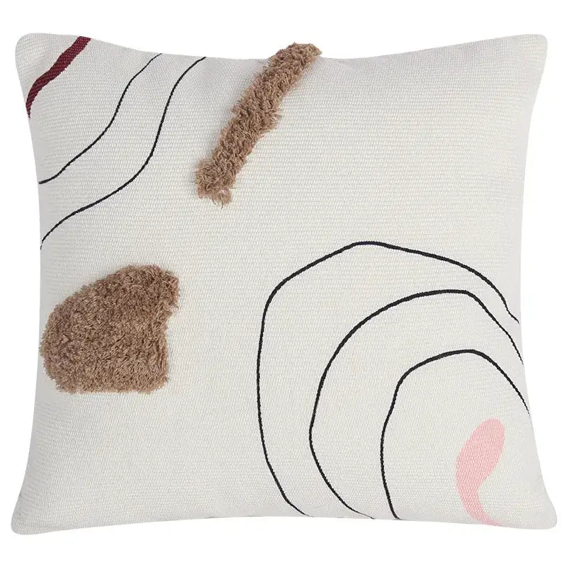 Abstract Line Cushion Cover