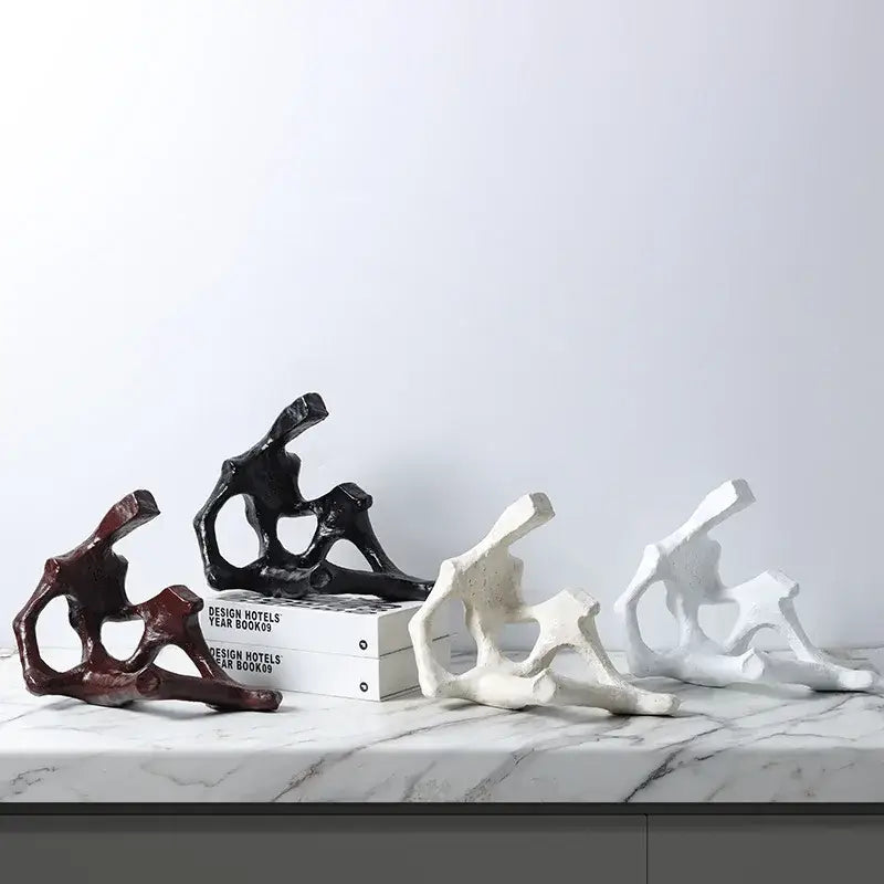 Resin Skeleton Sculpture