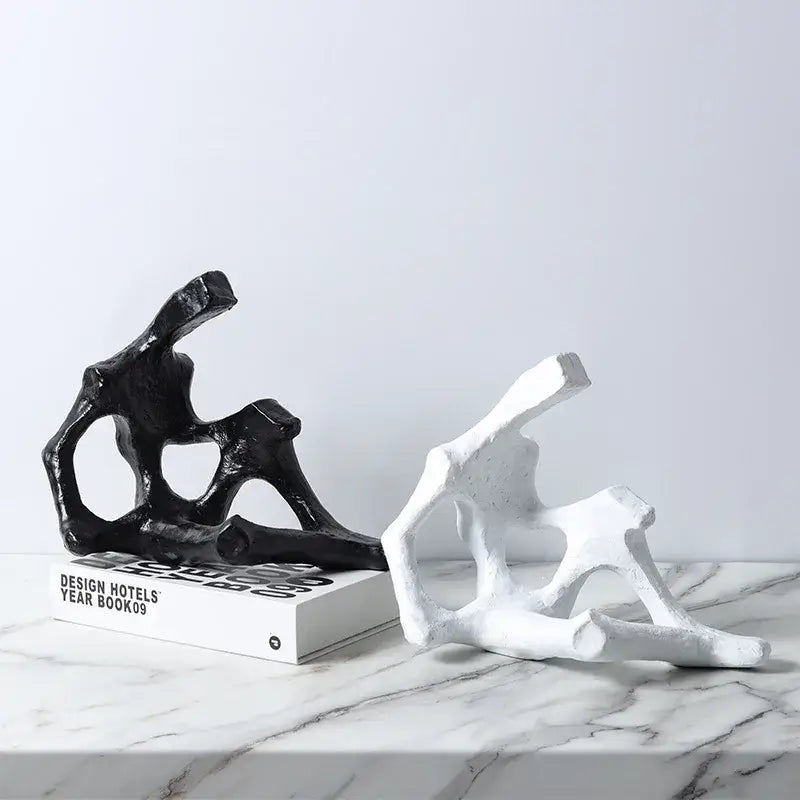 Resin Skeleton Sculpture