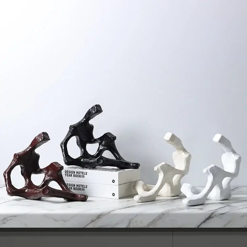 Resin Skeleton Sculpture