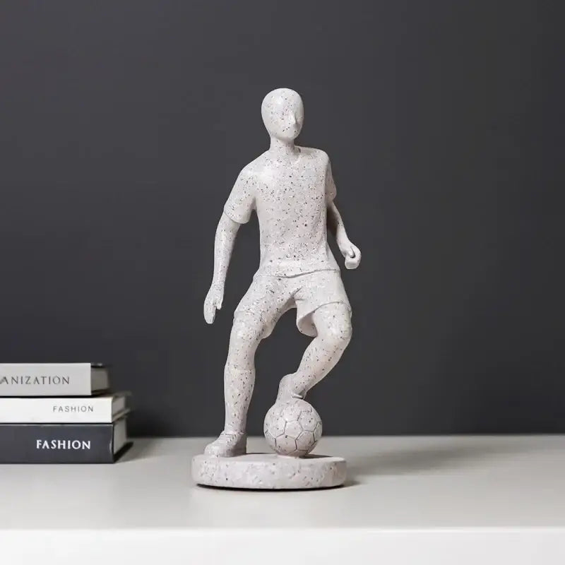 Grey White Sports Sculpture