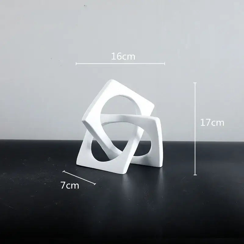 White Ceramic Cross Bookends