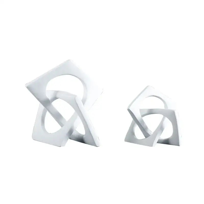 White Ceramic Cross Bookends