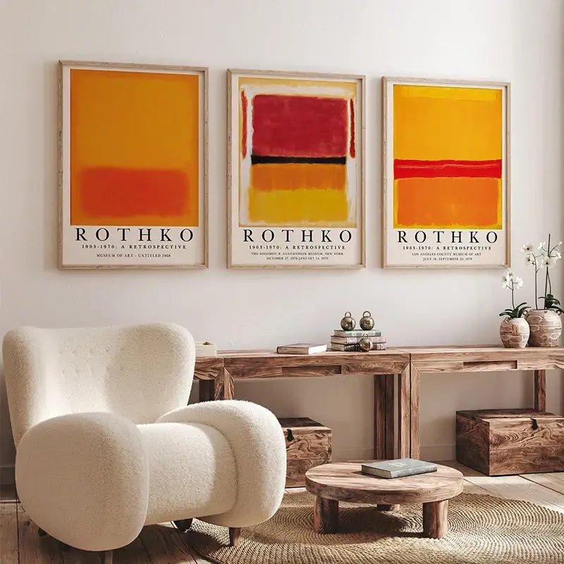 Wall Art Abstract Yayoi Kusama Living Room Prints
