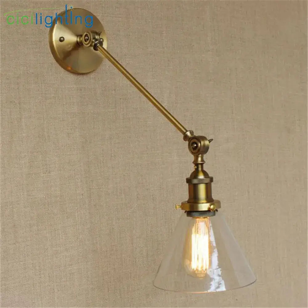 Brass Dome Wall Sconce