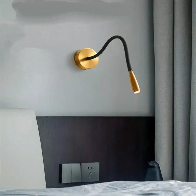 Bronze Adjustable Nordic Bedroom Wall Lamp