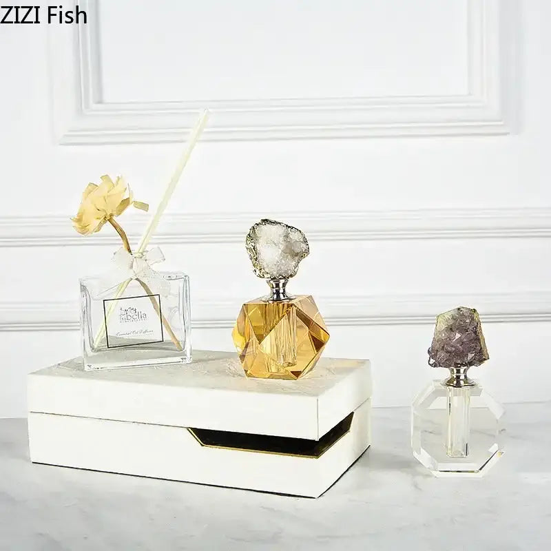 Agate Crystal Perfume Bottle