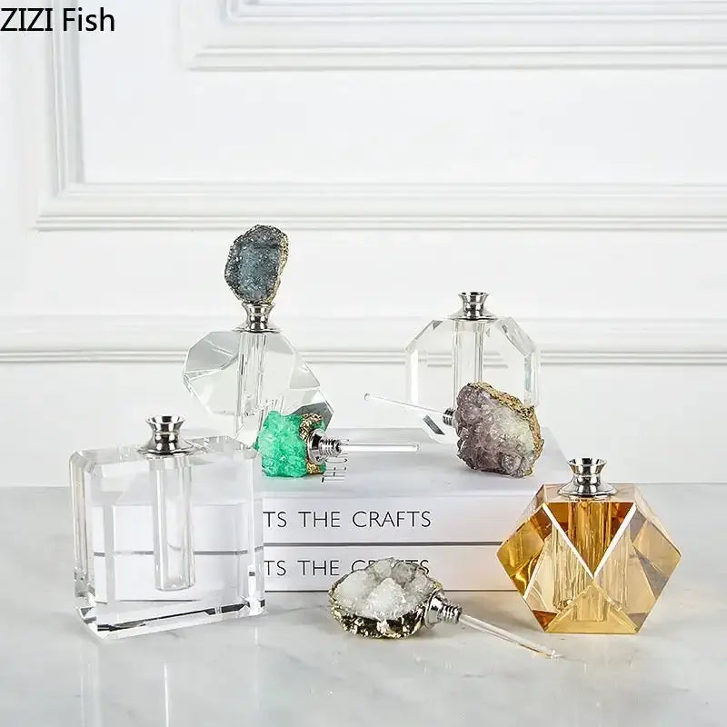 Agate Crystal Perfume Bottle