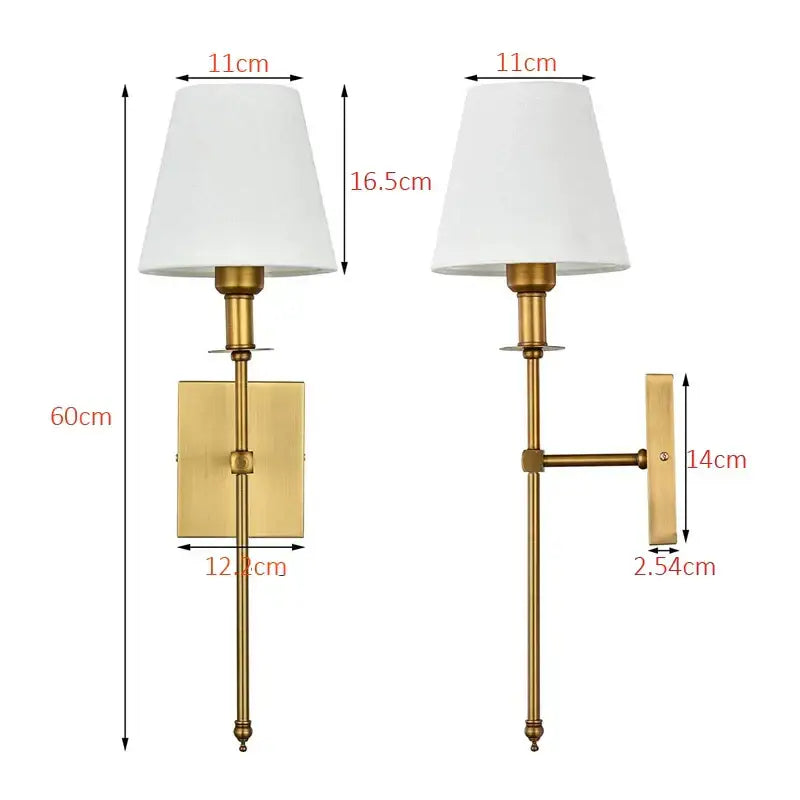 Black Adjustable Iron Reading Wall Lamp