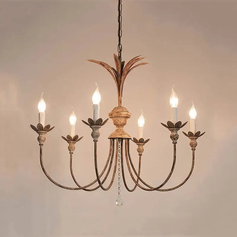 Bronze Pineapple Chandelier