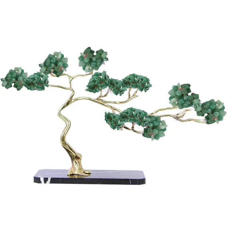 Brass Amethyst Sculpture