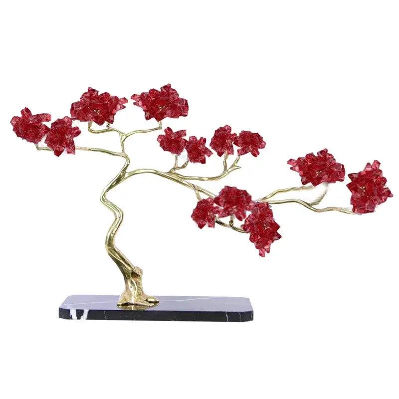 Brass Amethyst Sculpture