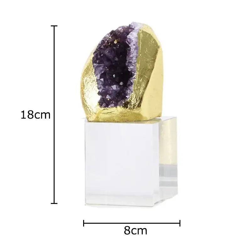 Amethyst Crystal Geode Set