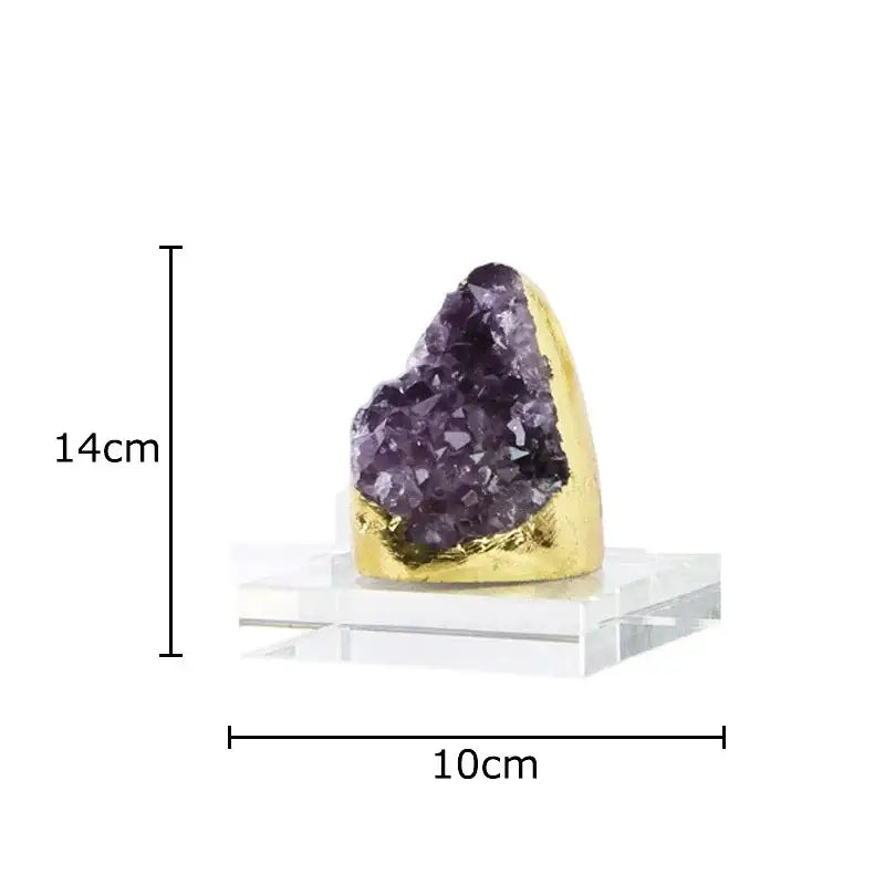 Amethyst Crystal Geode Set