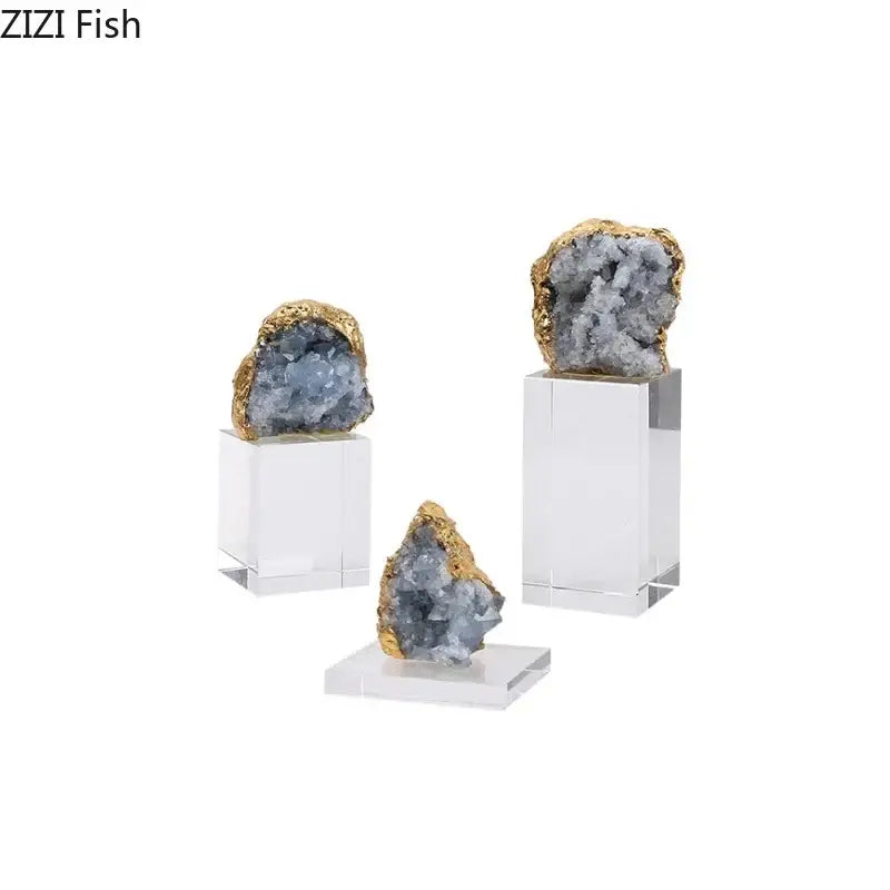Amethyst Crystal Geode Set
