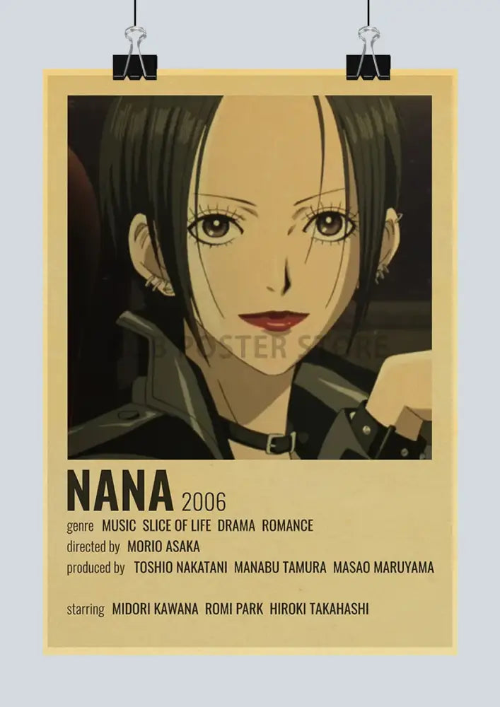 Retro Kraft Anime Poster