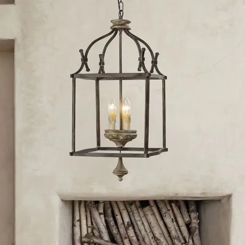 Iron E14 Chandelier Light