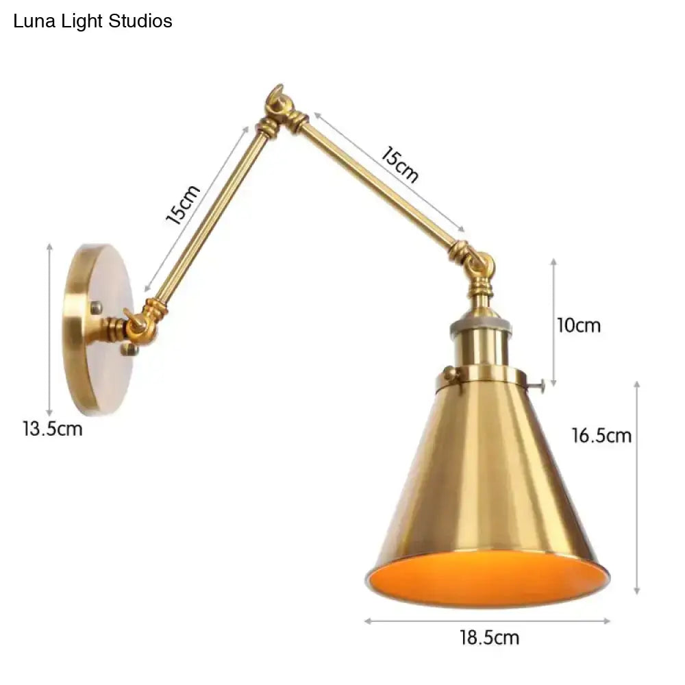 Black Adjustable Wall Lamp