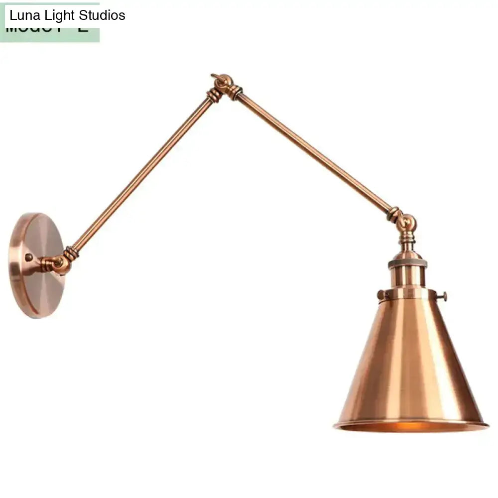 Black Adjustable Wall Lamp