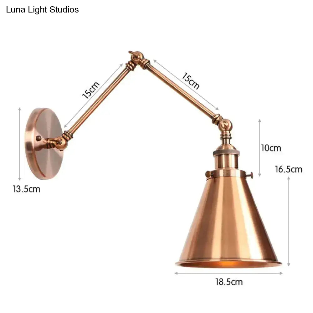 Black Adjustable Wall Lamp