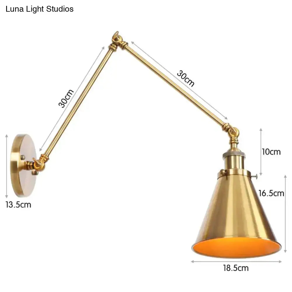 Black Adjustable Wall Lamp