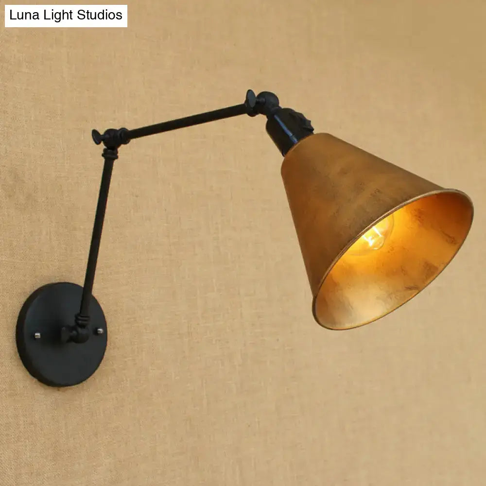 Iron Art Deco Sconce