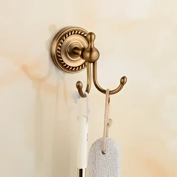 Brass Ceramic Brush Cup Set