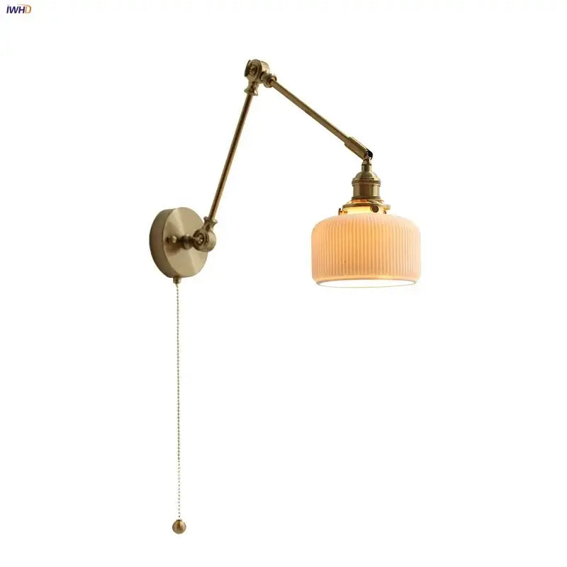 Antique Brass LED Wall Sconce