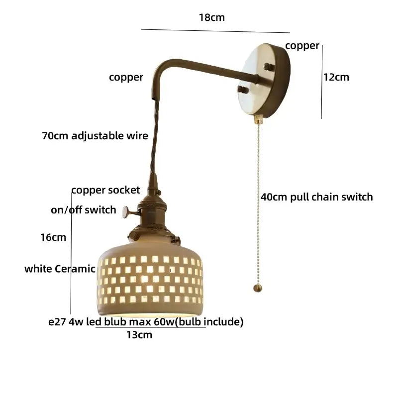 Antique Brass Decorative Wall Sconce