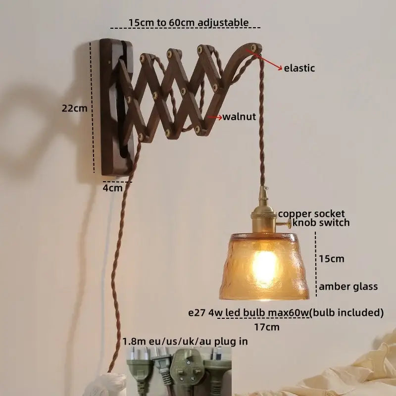 Brass Scalloped Wall Sconce