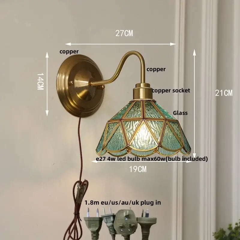 Clover Brass Wall Sconce