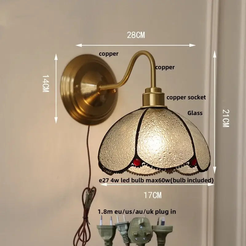 Brass Clover Wall Sconce