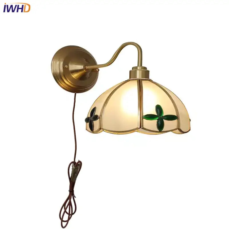 Brass Clover Wall Sconce