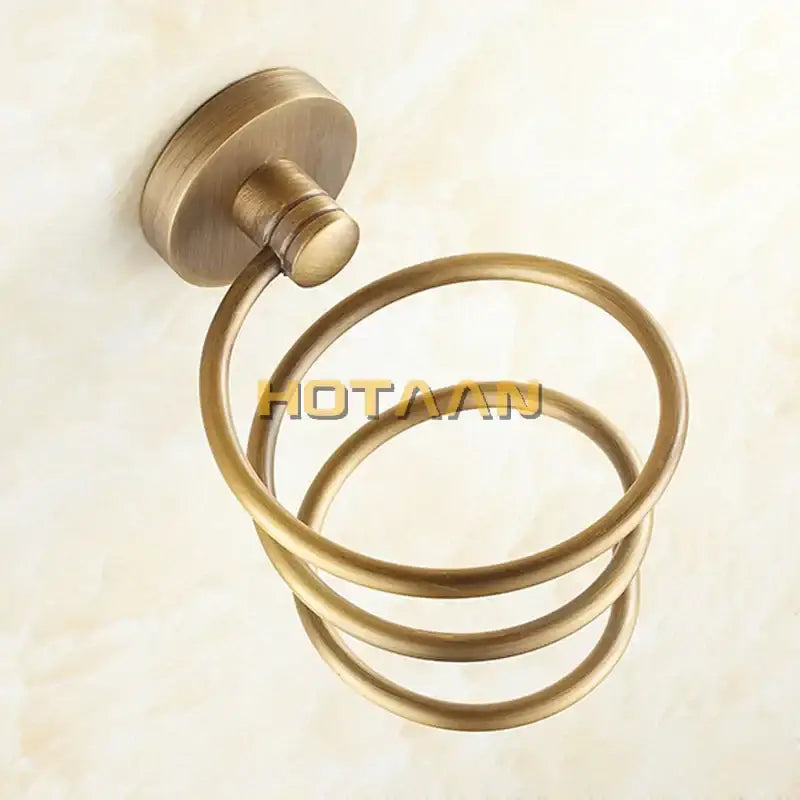Brass Hair Dryer Holder