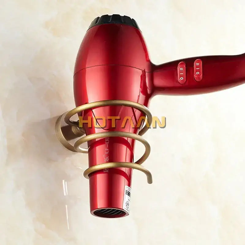 Brass Hair Dryer Holder