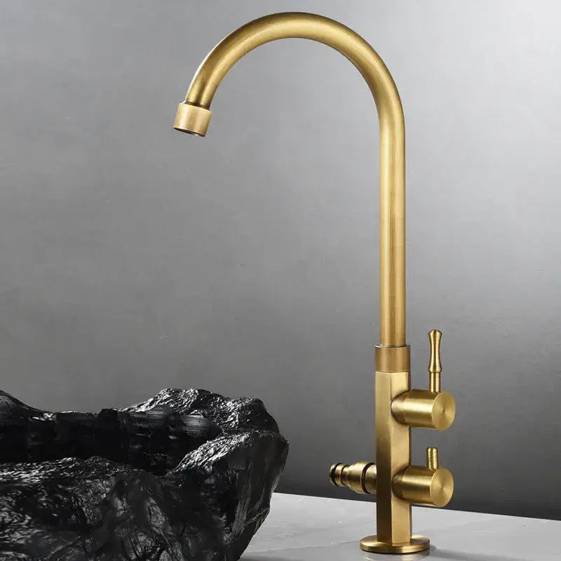Brass Dual Knob Faucet