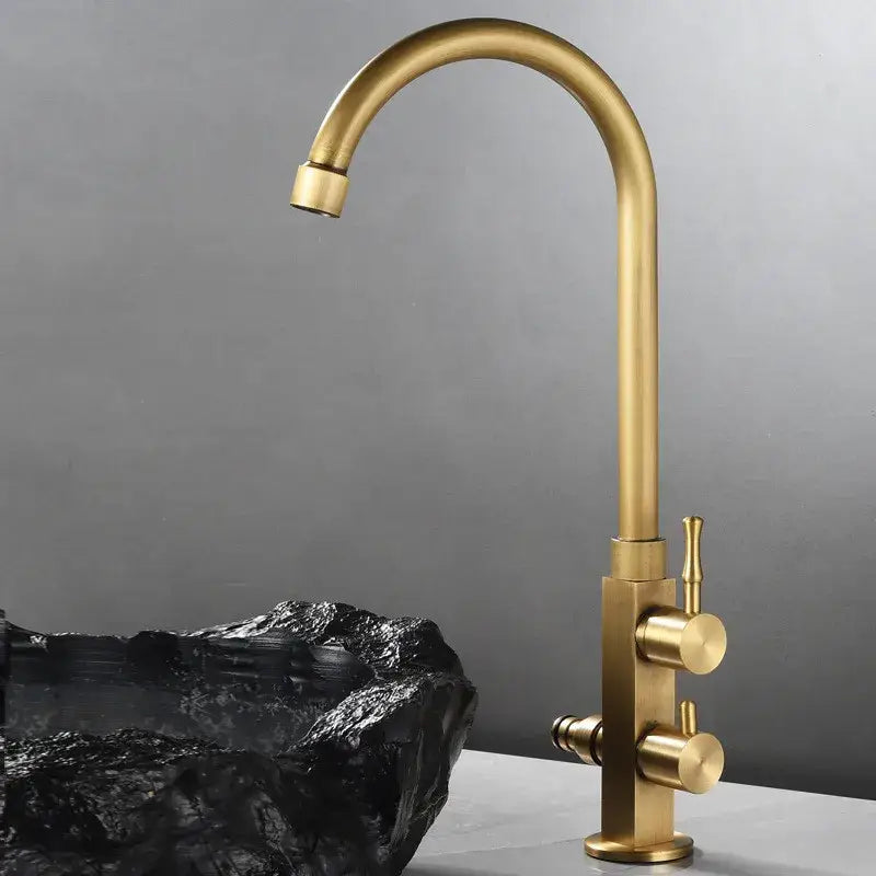 Brass Dual Knob Faucet
