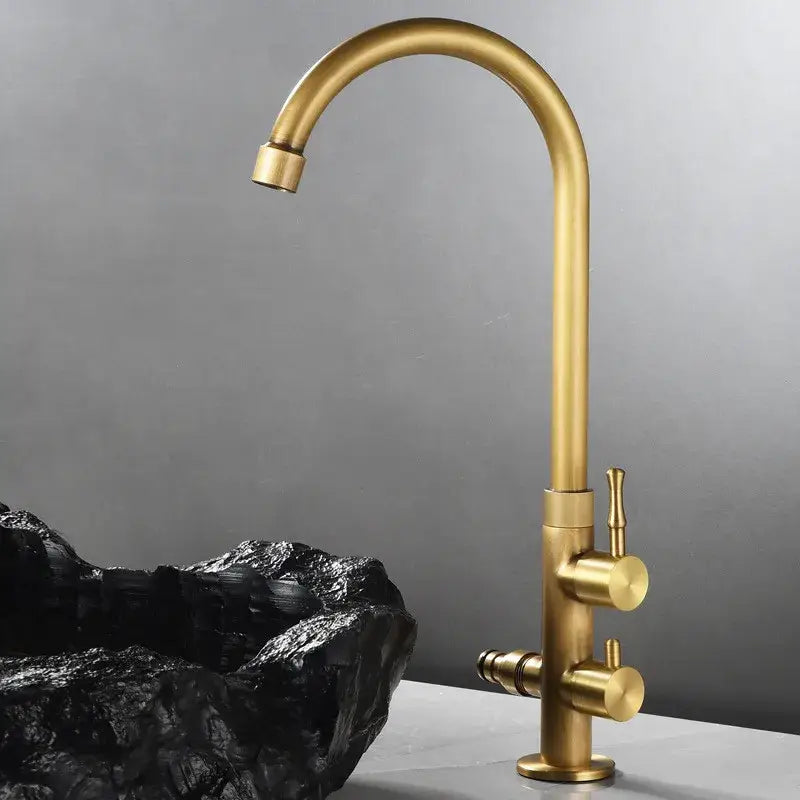 Brass Dual Knob Faucet