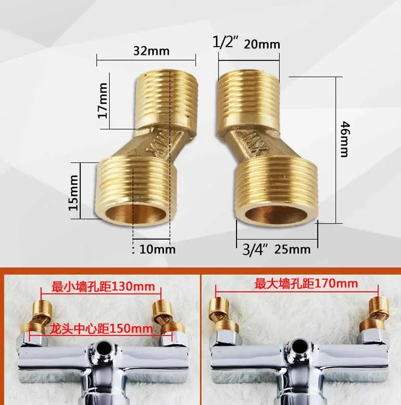 Antique Brass Handheld Faucet Set