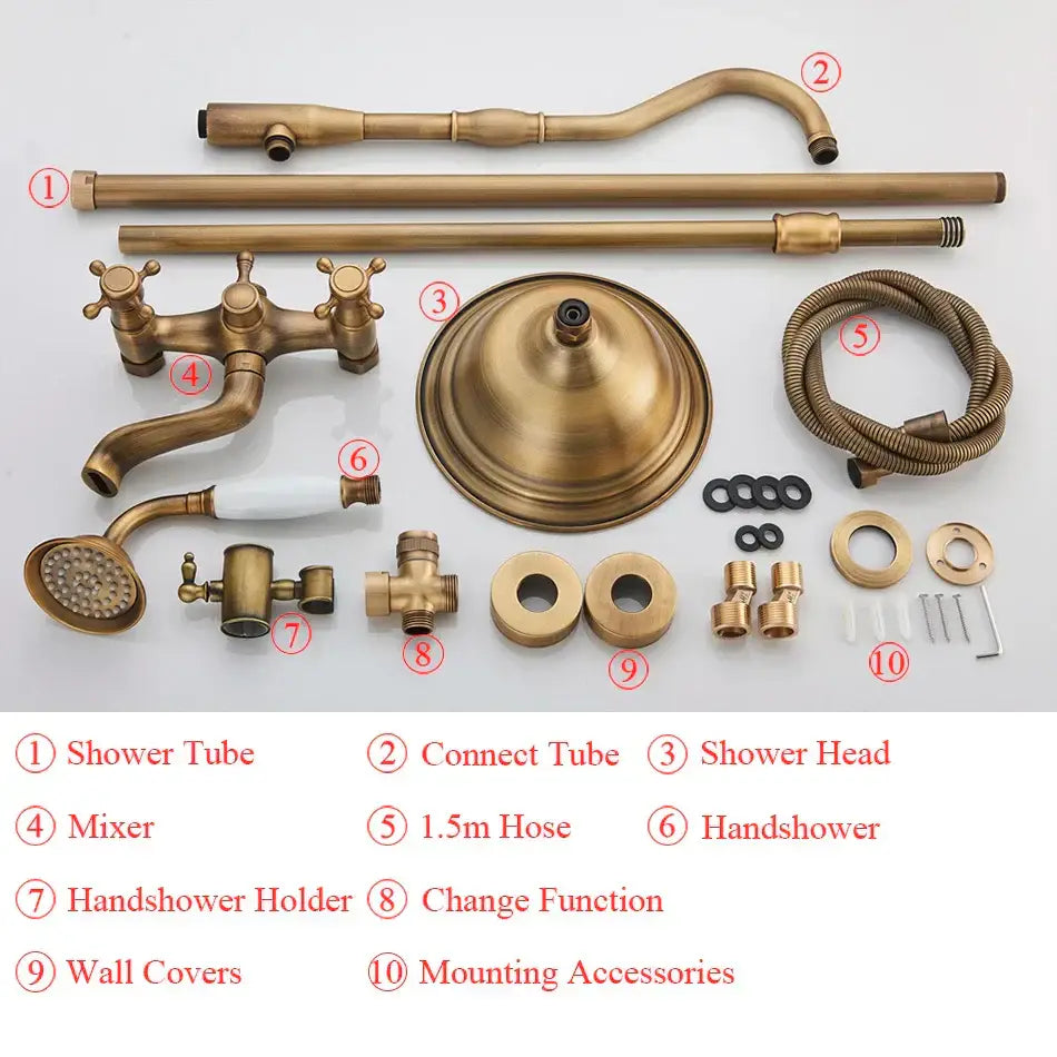 Brass Ceramic Hand Shower