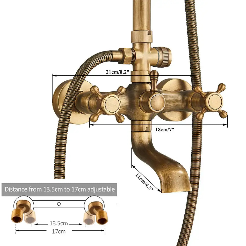 Brass Ceramic Hand Shower