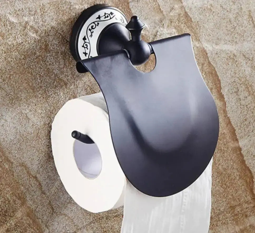 Brass Ceramic Base Paper Holder
