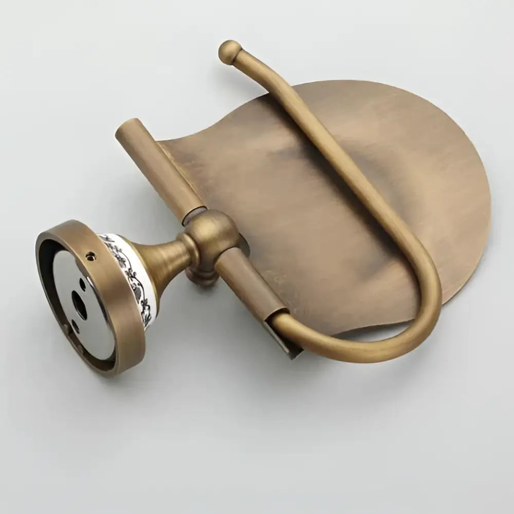 Brass Ceramic Base Paper Holder