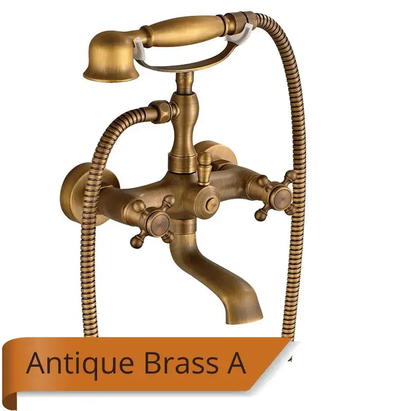 Brass White Bathtub Faucet