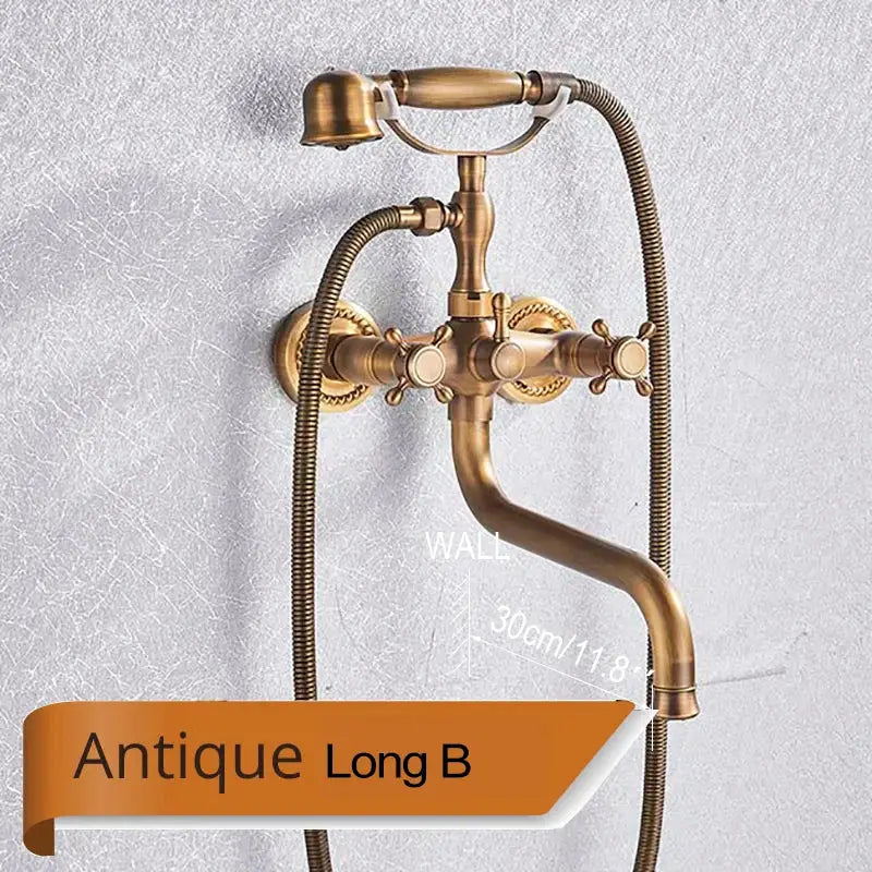 Brass White Bathtub Faucet