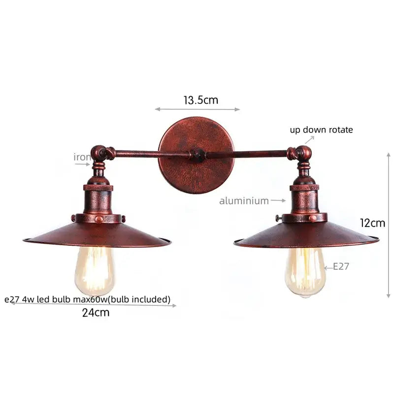Bronze Adjustable Wall Lamp